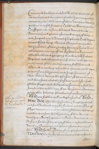 Charter udstedt til Company of Royal Adventurers of England Trading into Africa, Sloane MS 205, f.8v af English School