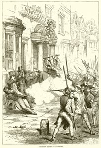Chartist-optøjer i Newport af English School