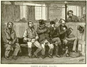 Chartister i kirken af English School