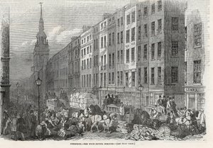 Cheapside - træbelægningen fjernet af English School