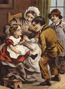 Cherry Ripe (farvelitografi) af English School