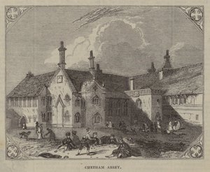 Chetham Abbey (gravering) af English School
