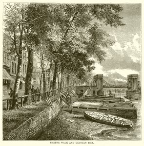 Cheyne Walk og Cadogan Pier af English School