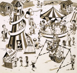 Børn på messen af English School