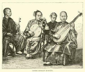 Chinese itinerant musicians  af English School
