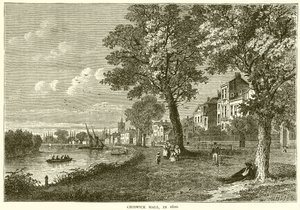 Chiswick Mall, i 1820 af English School