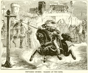 Ritterliche Sportarten: Ringstechen