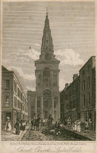 Christ Church, Spitalfields, London af English School