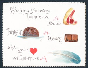 Christmas Fayre, julekort af English School