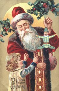 Julekort af English School