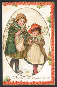 Julekort - Glædelig jul, kære af English School