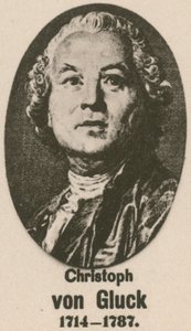 Christoph von Gluck (gravering) af English School