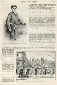 Christs Hospital og et portræt af en elev af English School