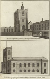 Church of St James, Clerkenwell og Church of St Matthew, Bethnal Green af English School