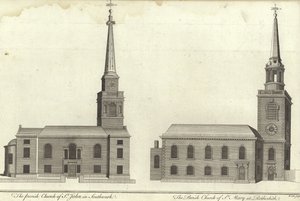 Church of St John, Southwark og Church of St Mary, Rotherhithe