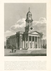 Church of St Marylebone, London af English School