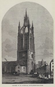 St Nicholas Church, Newcastle-upon-Tyne (gravering) af English School