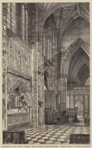 Church of the Holy Angels, Hoar Cross, Staffordshire (gravering) af English School