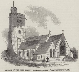 Church of the Holy Trinity, Coalbrook-Dale (gravering) af English School