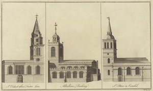 Churches of St Vedast, Foster Lane, Allhallows, Barking and St Peter i Cornhill, London