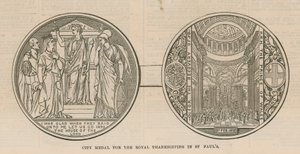Bymedalje til Royal Thanksgiving i St Pauls Cathedral, London af English School