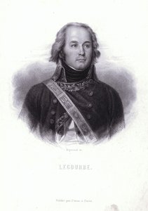 Claude Lecourbe, fransk general under den franske revolutions- og Napoleonskrige (gravering) af English School