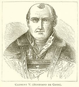 Clement V. (Bertrand de Goth) af English School