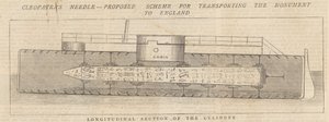 Cleopatras Needle: Foreslået plan for transport af monumentet til England af English School