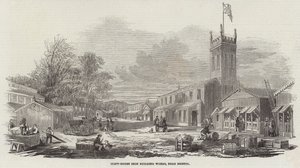 Clift-House Iron Building Works, nær Bristol (gravering) af English School