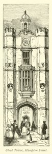 Clock Tower, Hampton Court  af English School