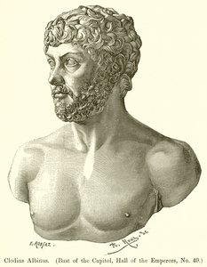 Clodius Albinus. (Buste af Capitol, Kejsernes Hall, nr. 49)