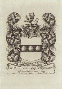 William Penns våbenskjold af English School