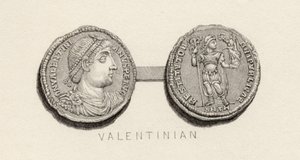 Mønt fra Valentinians tid