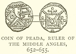 Peadas mønt, mellemvinklernes hersker, 652--655 af English School