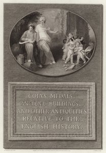 Mønter, Medaljer, Gamle Bygninger og andre Oldsager i forhold til den engelske Historie af English School