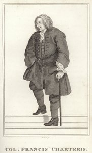 Oberst Francis Charteris af English School