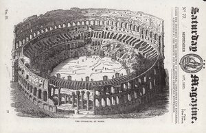 Colosseum, Rom (gravering) af English School