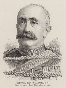 Oberst Ben Williams, CB (gravering) af English School