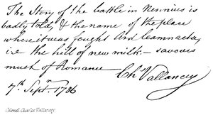 Oberst Charles Vallancey af English School