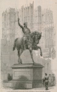 Kolossal statue af Richard Coeur de Lion af English School