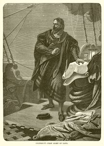 Columbus første syn på land af English School