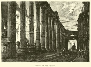 Columns of San Lorenzo  af English School