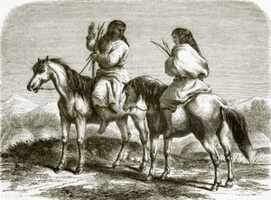 Comanche indianere af English School