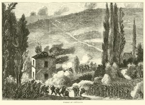 Kamp ved Chatillon, oktober 1870 af English School
