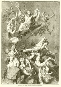 Kamp mellem guderne med titanerne af English School