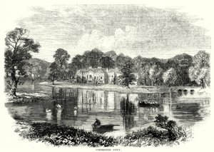 Combermere Abbey (gravering) af English School