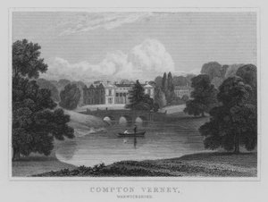 Compton Verney, Warwickshire (gravering) af English School