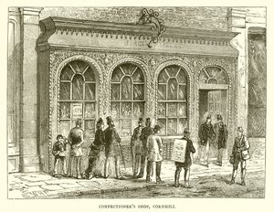 Konditorforretning, Cornhill af English School
