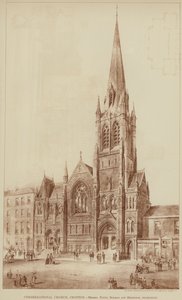Kongregationskirken, Croydon (gravering) af English School