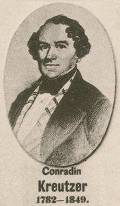 Conradin Kreutzer (dybtryk) af English School